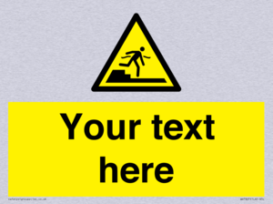 Custom warning Submerged step or steps